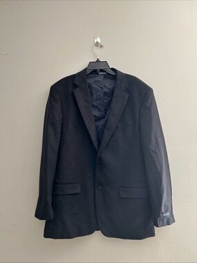 Nautica Men's Black Two-Button Sport Coat